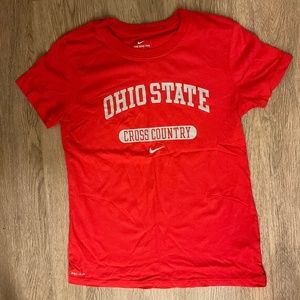 Women’s Nike Dri-Fit Tee - Ohio State XC (Women’s S in Red, White or Black)
